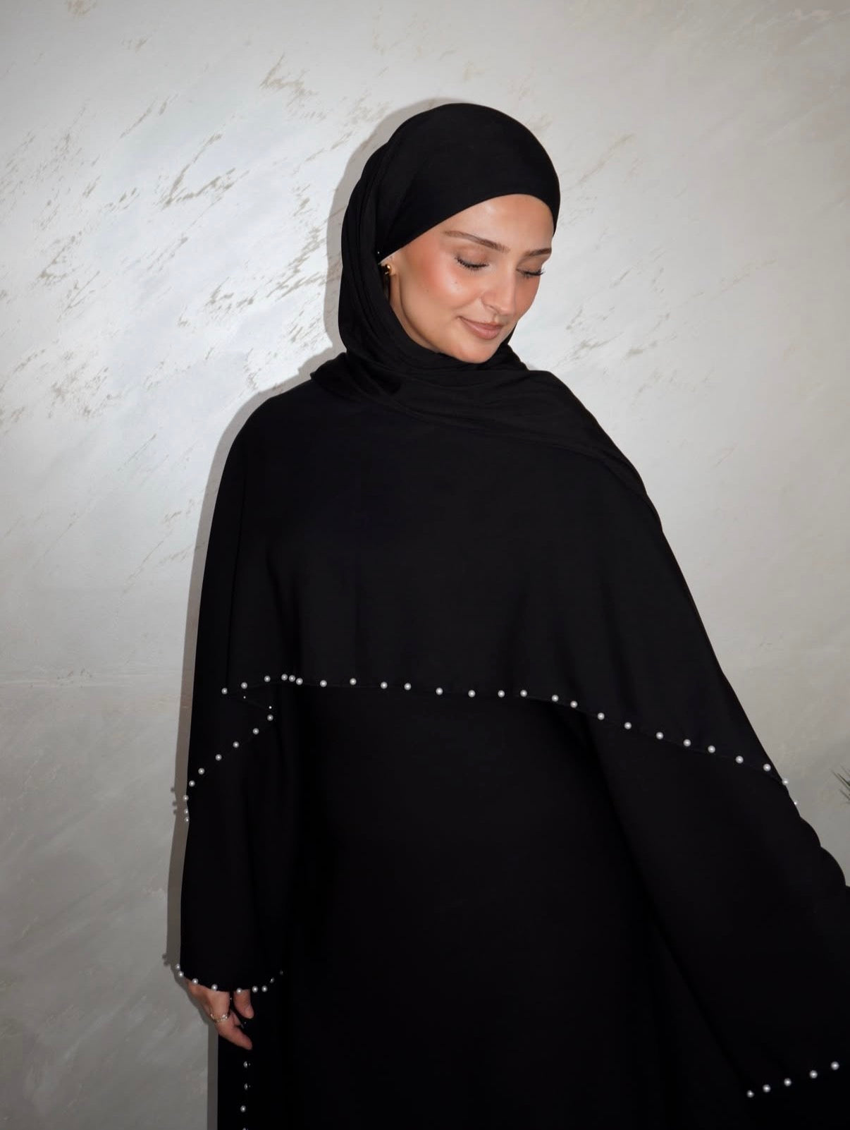 Perlenkleid Aaliyah - schwarz