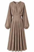 Noura Dress - mocha