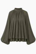 Serena Blouse - sage green