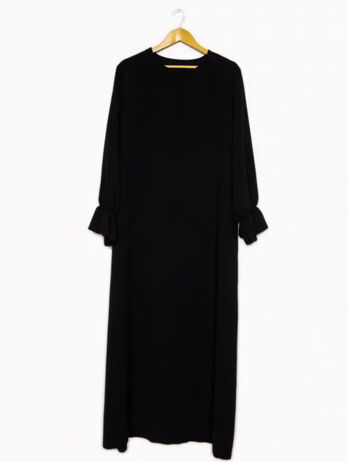 Abaya mit Rüschenärmel